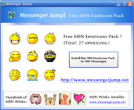 MsgJump! Free MSN Emoticons Pack 1 screenshot